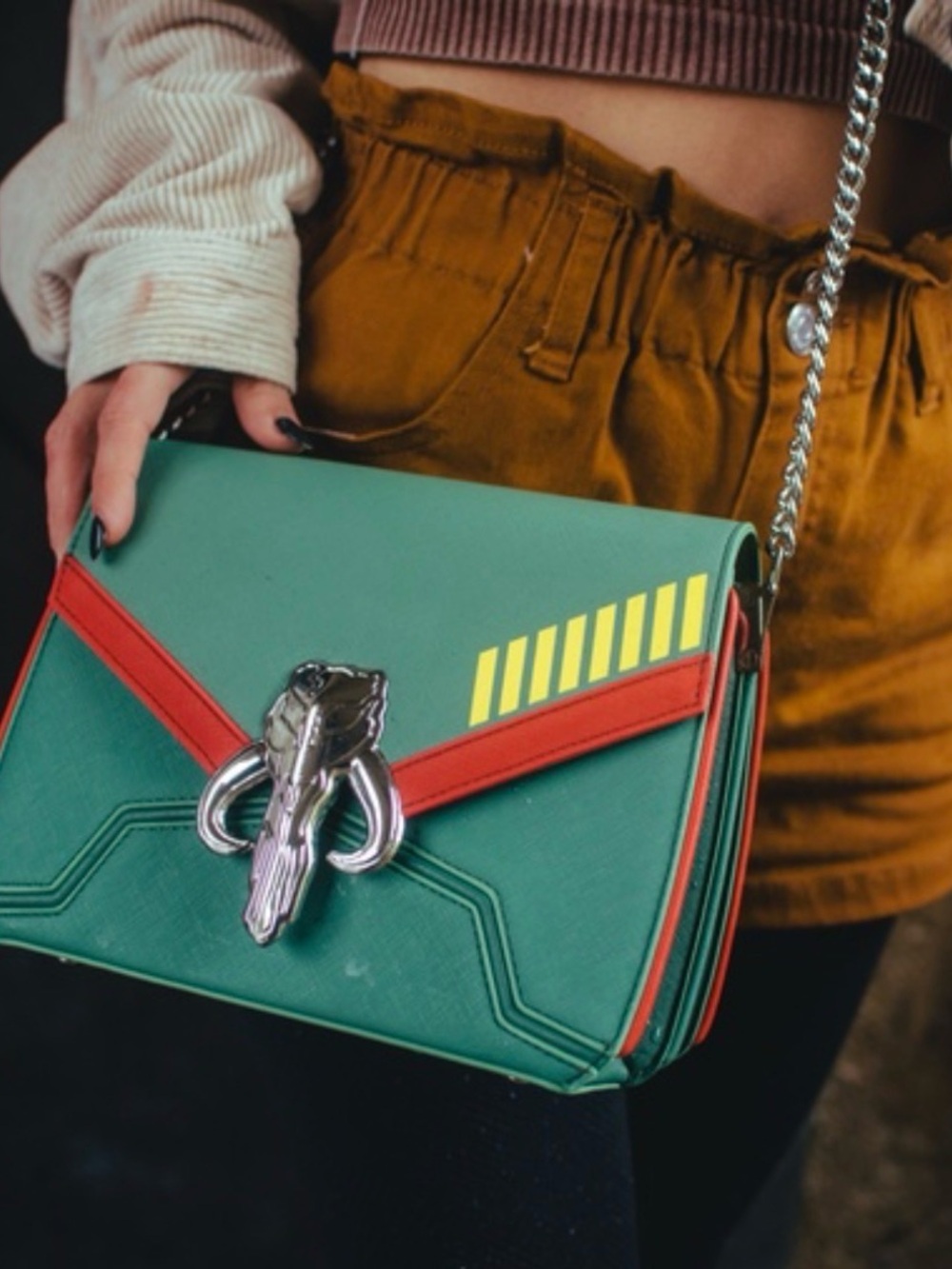 Star Wars Loungefly Boba Fett Cosplay Crossbody Bag  NWT